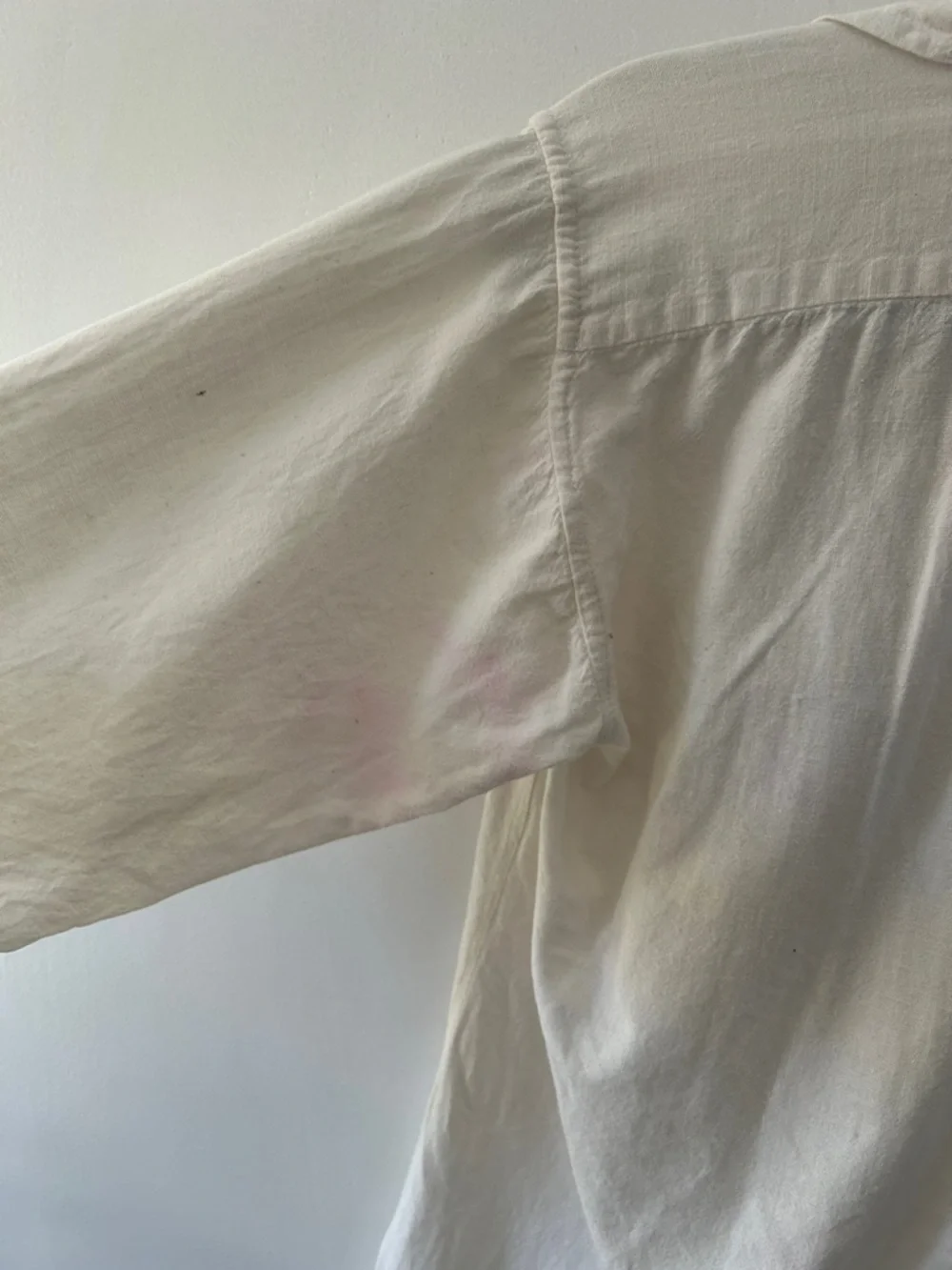 Vintage Embroidered Boho Pullover Top - Hippie Floral Bib and Wide Collar - Picture 10 of 16